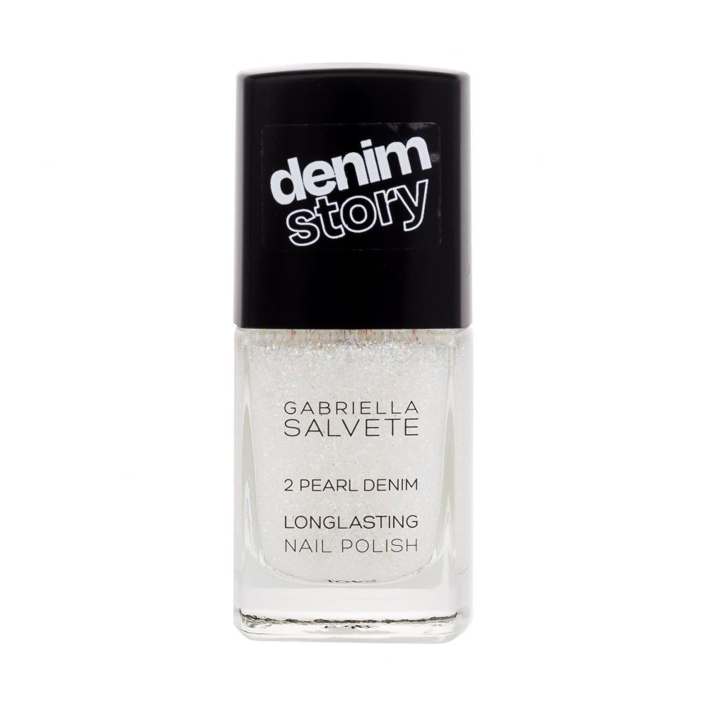 Gabriella Salvete Denim Story Longlasting Nail Polish Лак за нокти за жени 11 ml Нюанс 02 Pearl Denim