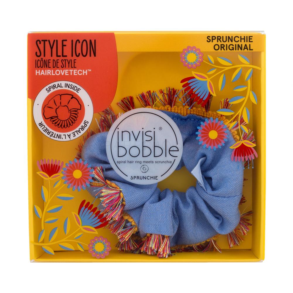 Invisibobble Flores & Bloom Sprunchie Ластик за коса за жени 1 бр Нюанс Hola Lola