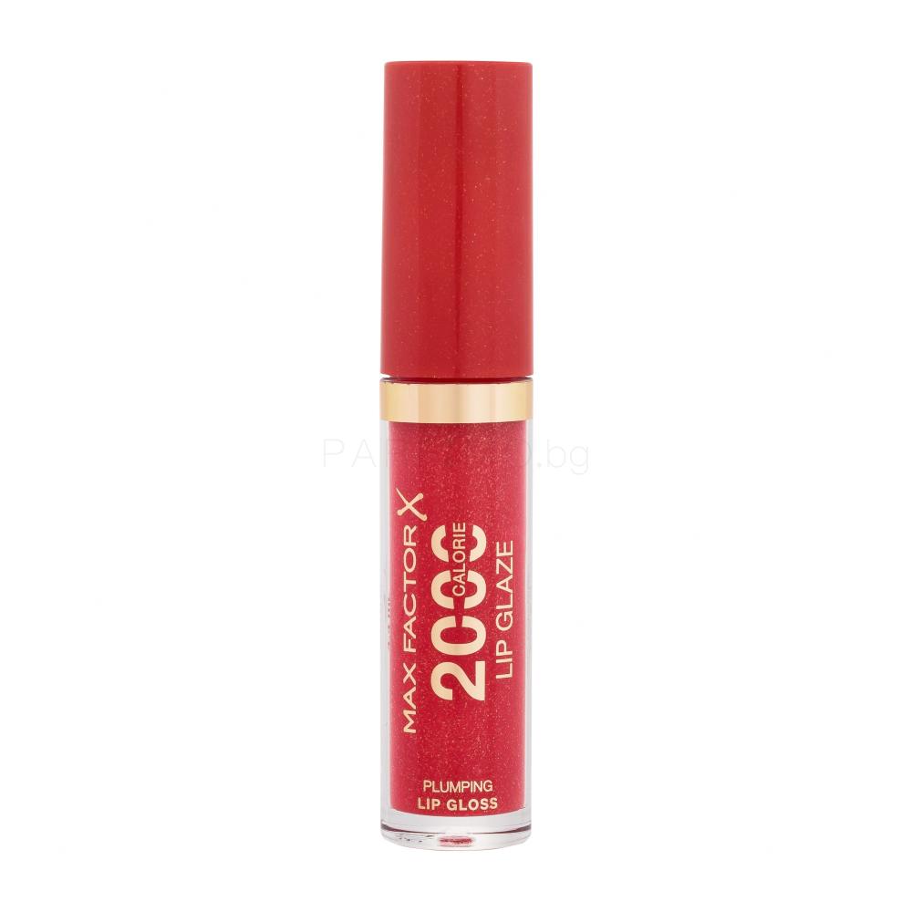 Max Factor 2000 Calorie Lip Glaze Блясък за устни за жени 4,4 ml Нюанс 110 Fire Sparks
