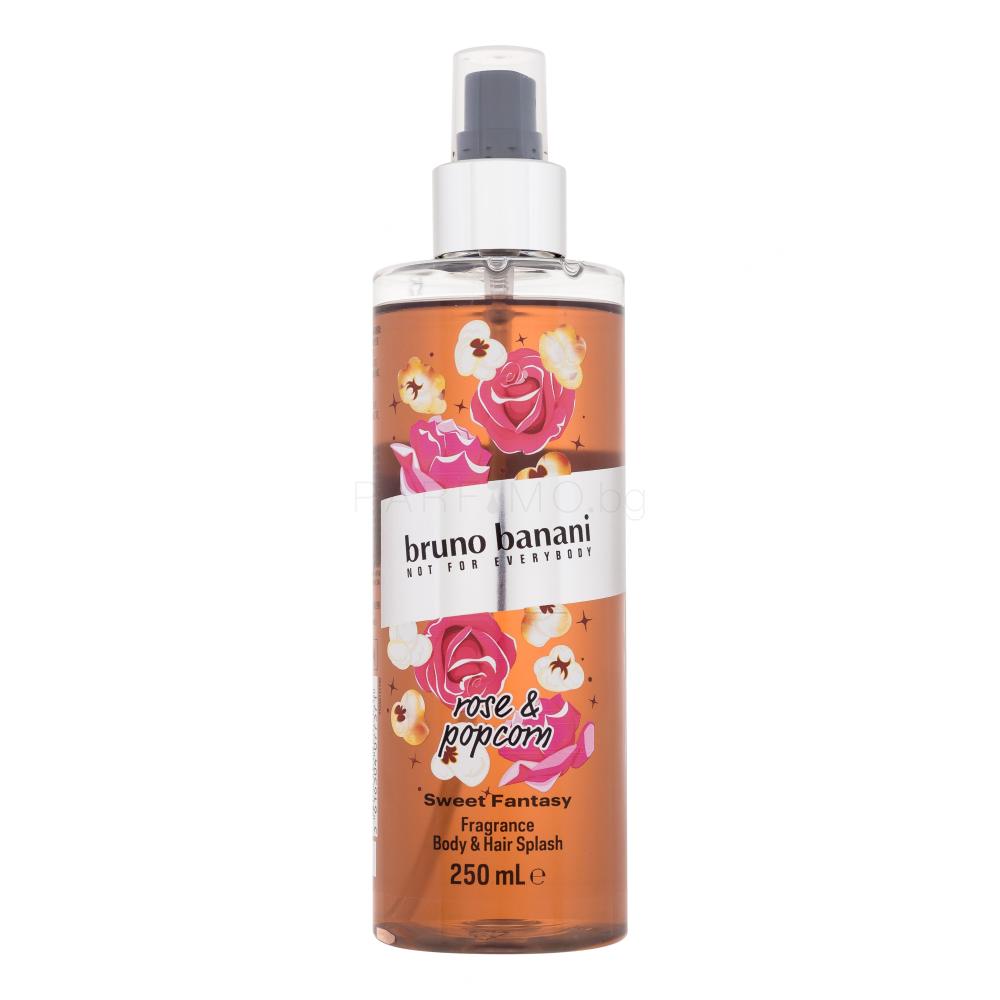Bruno Banani Sweet Fantasy Rose & Popcorn Спрей за тяло за жени 250 ml