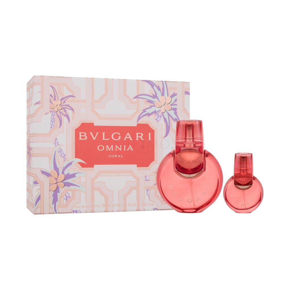 Bvlgari Omnia Coral Подаръчен комплект EDT 100 ml + EDT 15 ml