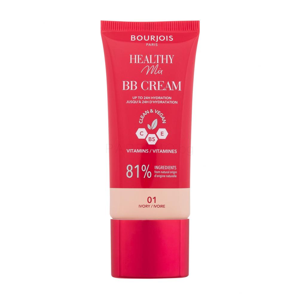 BOURJOIS Paris Healthy Mix Clean & Vegan BB Cream BB крем за жени 30 ml Нюанс 01 Ivory