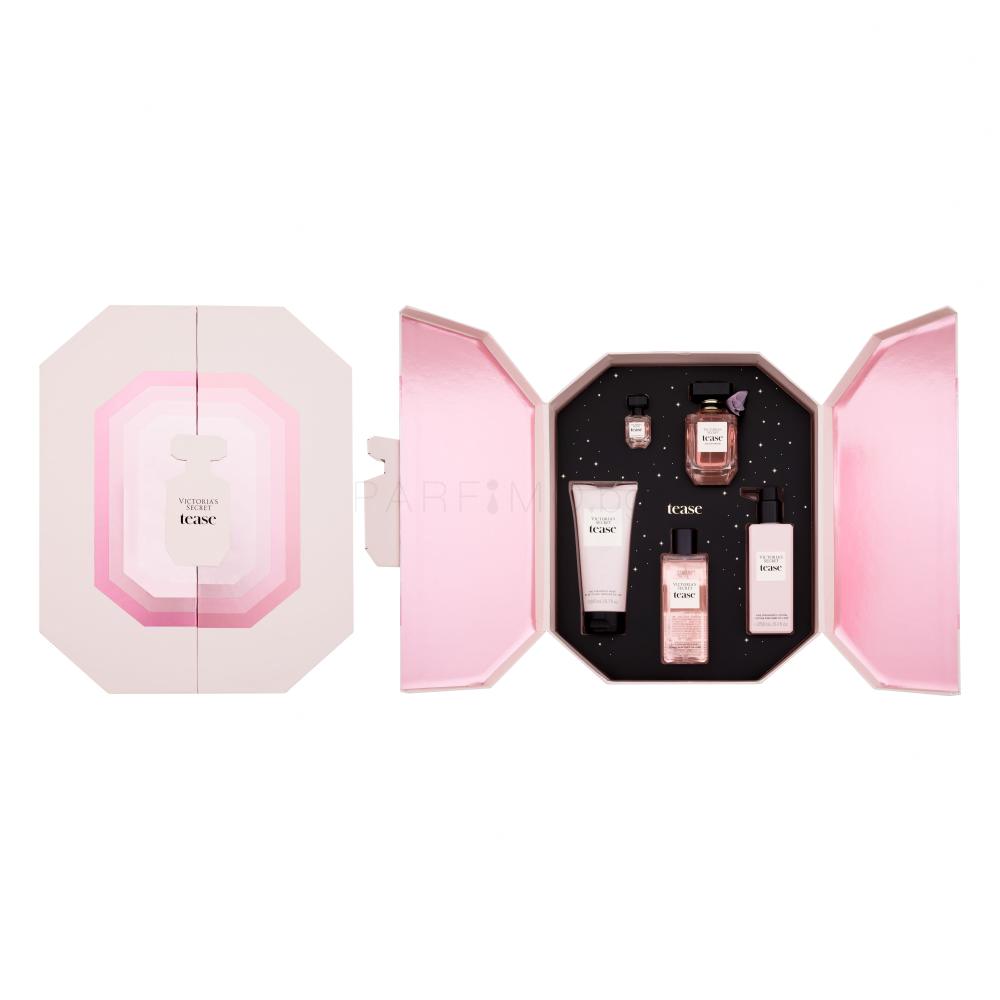 Victoria´s Secret Tease Подаръчен комплект EDP 100 ml + EDP 7,5 ml + спрей за тяло 250 ml + лосион за тяло 250 ml + душ гел 200 ml