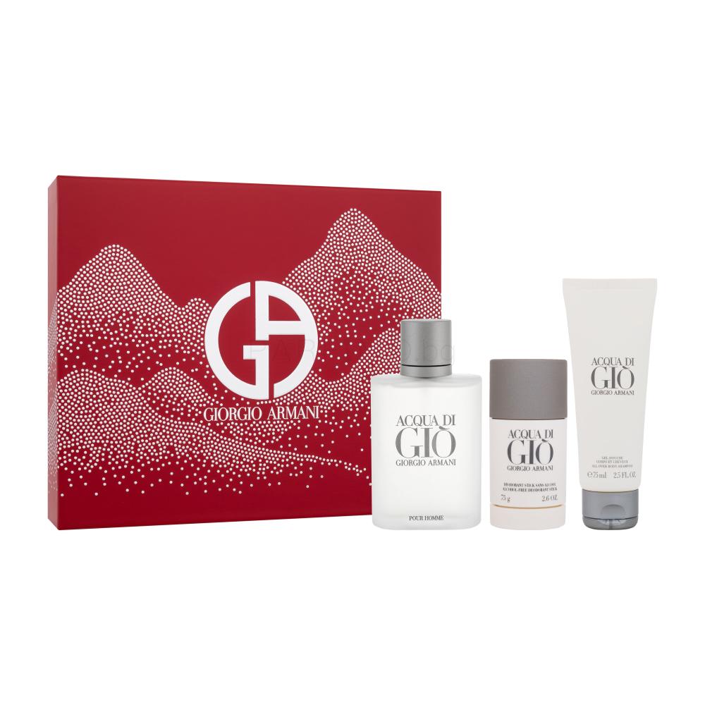 Giorgio Armani Acqua di Giò Pour Homme SET1 Подаръчен комплект EDT 100 ml + душ гел 75 ml + деостик 75 g