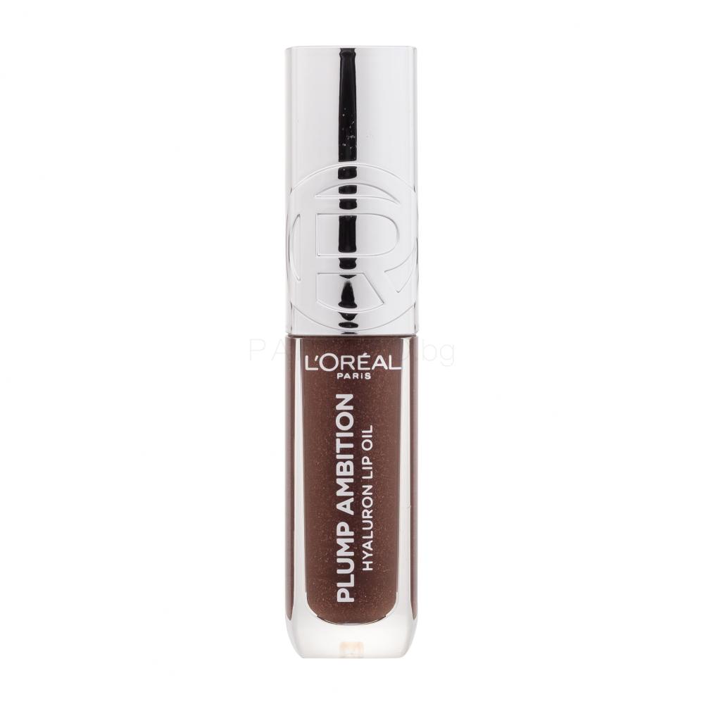 L'Oréal Paris Plump Ambition Hyaluron Lip Oil Масло за устни за жени 5 ml Нюанс 510 La Nuit Sparkle