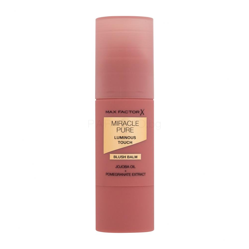 Max Factor Miracle Pure Luminous Touch Blush Balm Руж за жени 6 g Нюанс 30 Blushing Petal