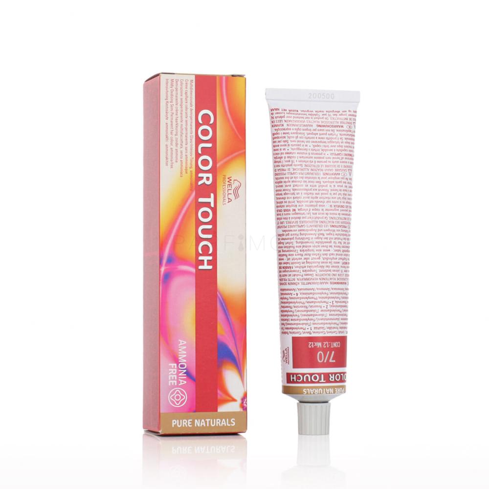 Wella Professionals Color Touch Pure Naturals Боя за коса за жени 60 ml Нюанс 7/0 Medium Blonde