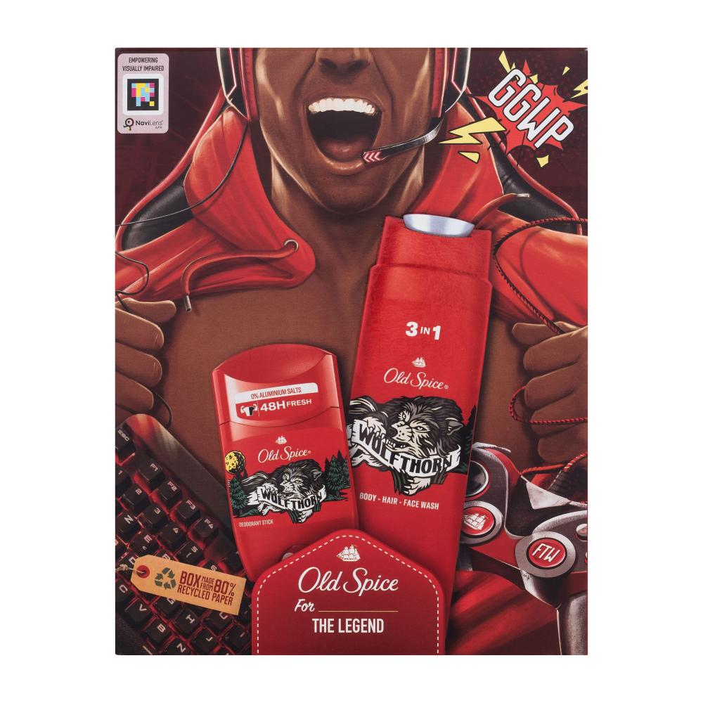 Old Spice Wolfthorn Подаръчен комплект увредена кутия