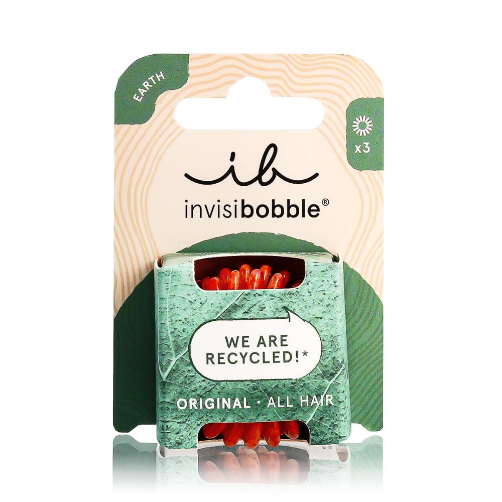 Invisibobble Earth Original Ластик за коса за жени 3 бр Нюанс Save It Or Waste It