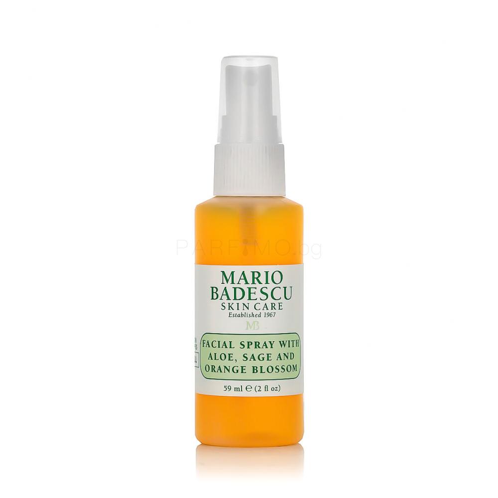 Mario Badescu Facial Spray Aloe, Sage and Orange Blossom Лосион за лице 59 ml