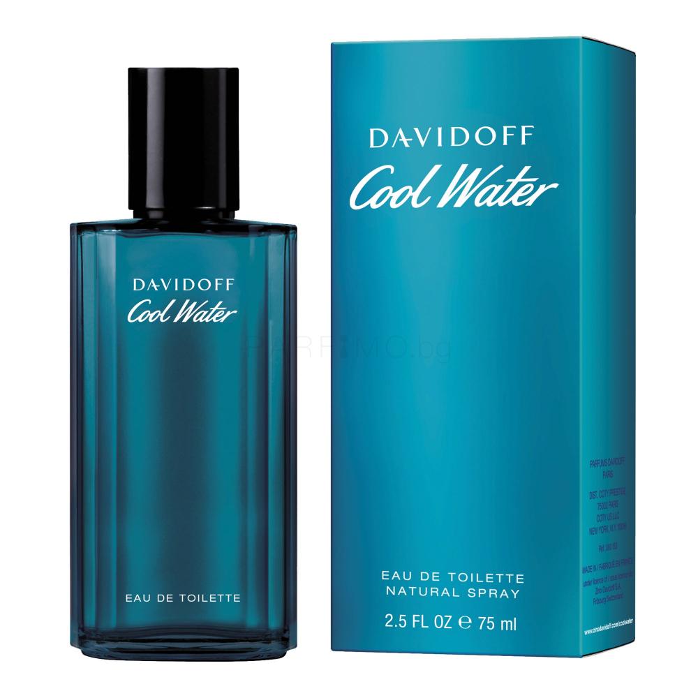 Davidoff Cool Water Eau de Toilette за мъже 75 ml Parfimo.bg