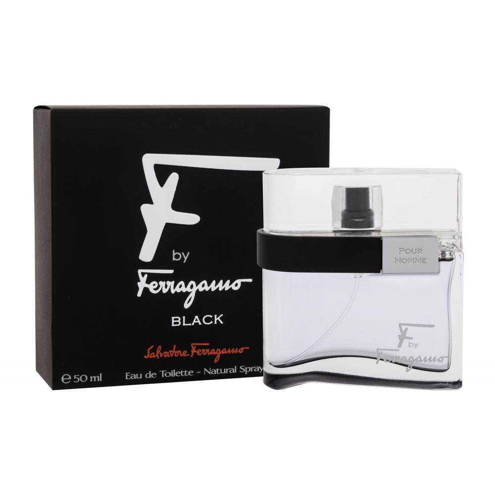 Ferragamo F by Ferragamo Black Eau de Toilette за мъже 50 ml