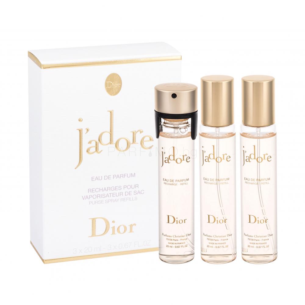 Dior J'adore Eau de Parfum за жени Пълнител 3x20 ml