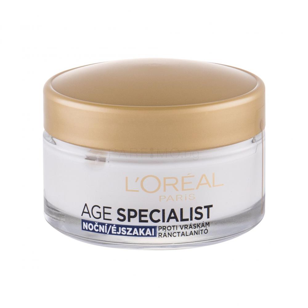 L'Oréal Paris Age Specialist 55+ Нощен крем за лице за жени 50 ml