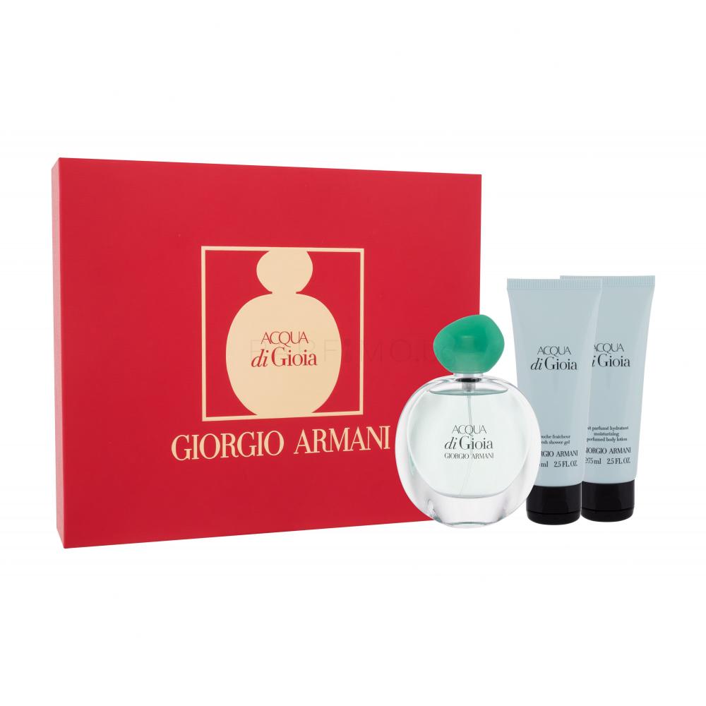 Giorgio Armani Acqua di Gioia Подаръчен комплект EDP 50 ml + лосион за тяло 75 ml + душ гел 75 ml