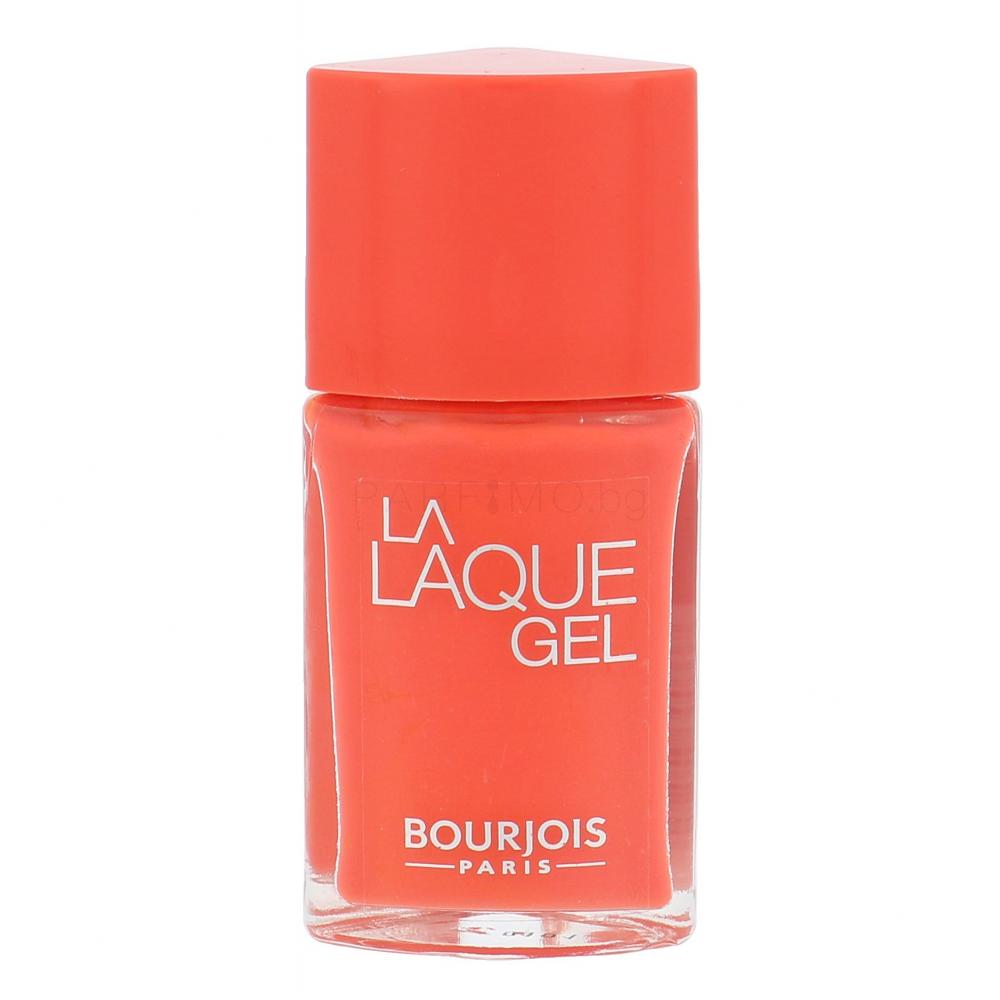 BOURJOIS Paris La Laque Gel Лак за нокти за жени 10 ml Нюанс 3 Orange Outrant