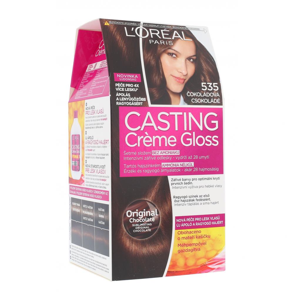 L'Oréal Paris Casting Creme Gloss Боя за коса за жени 48 ml Нюанс 535 Chocolate