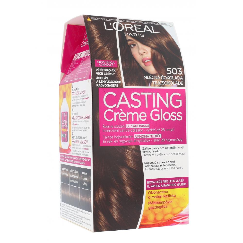 L'Oréal Paris Casting Creme Gloss Боя за коса за жени 48 ml Нюанс 503 Golden Chocolate