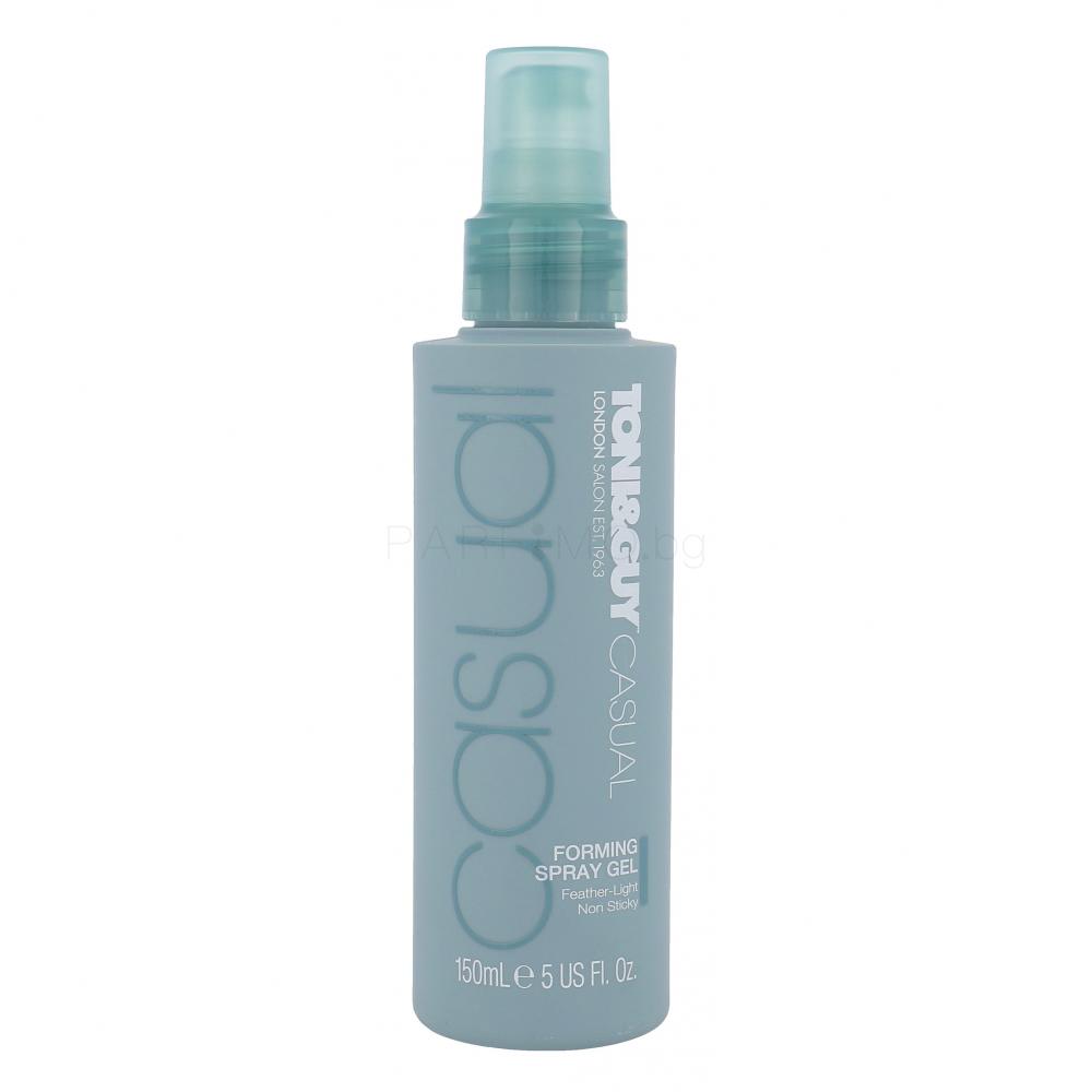 TONI&GUY Casual Forming Spray Gel За оформяне на косата за жени 150 ml