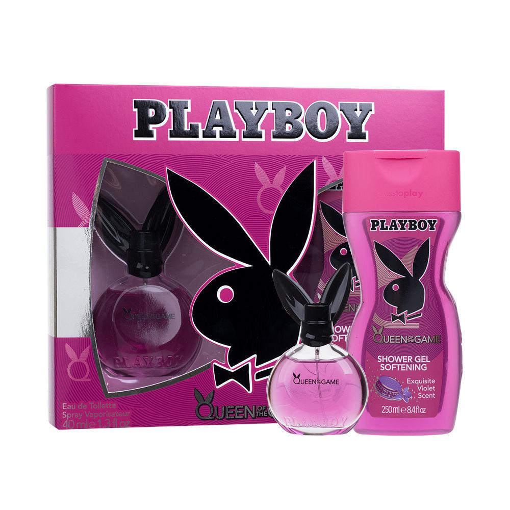 Playboy Queen of the Game Подаръчен комплект EDT 40 ml + душ гел 250 ml увредена кутия