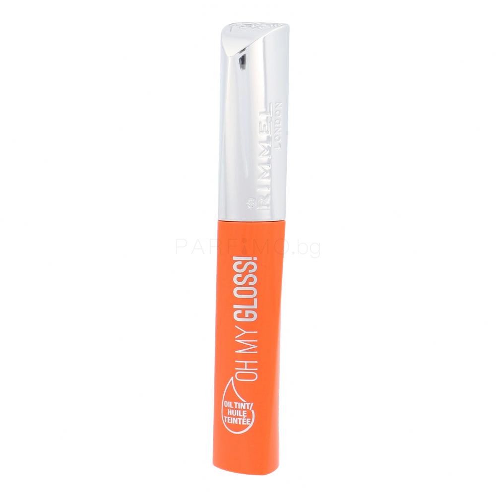Rimmel London Oh My Gloss! Oil Tint Блясък за устни за жени 6,5 ml Нюанс 600 Orange Mode