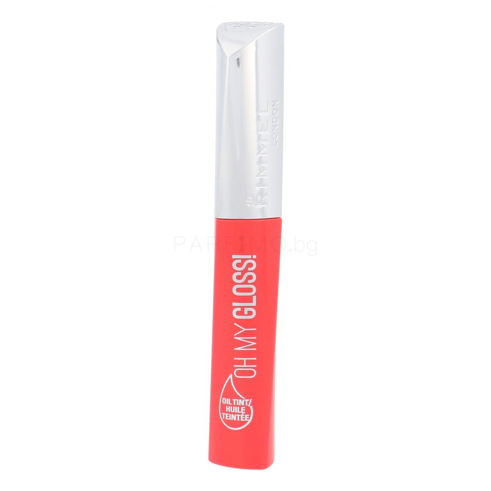 Rimmel London Oh My Gloss! Oil Tint Блясък за устни за жени 6,5 ml Нюанс 400 Contemporary Coral