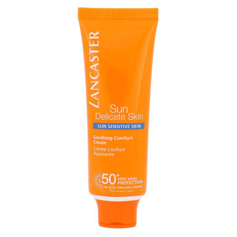 Lancaster Sun Delicate Skin SPF50+ Слънцезащитна козметика за тяло за жени 50 ml