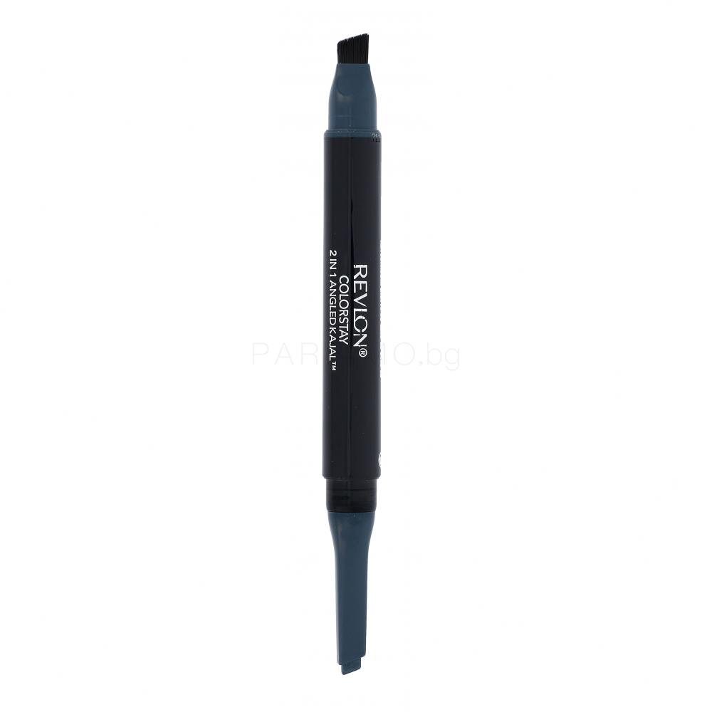 Revlon Colorstay 2 In 1 Angled Kajal Молив за очи за жени 0,28 g Нюанс 103 Evergreen