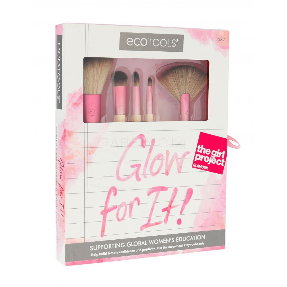 EcoTools Brush Glow For It! Четка за жени Комплект Parfimo.bg