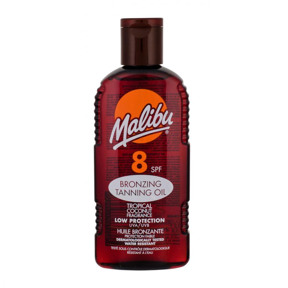 Malibu Bronzing Tanning Oil SPF8 Слънцезащитна козметика за тяло за