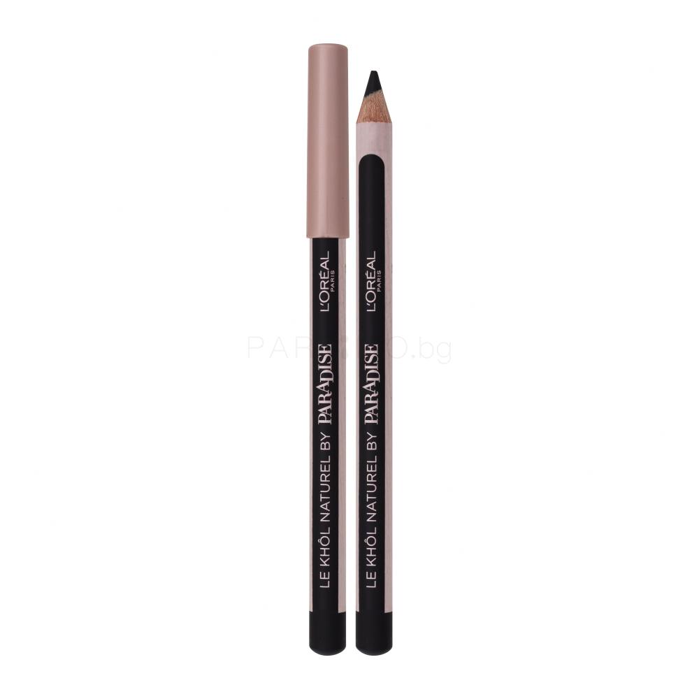 L'Oréal Paris Paradise Le Khôl Naturel Молив за очи за жени 1,2 g Нюанс 101 Midnight Black