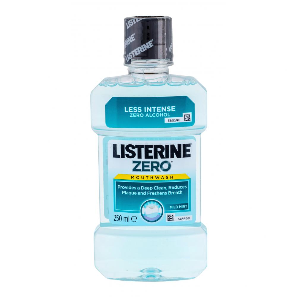 Listerine Mouthwash Zero Voda Za Usta 250 Ml Parfimo Bg