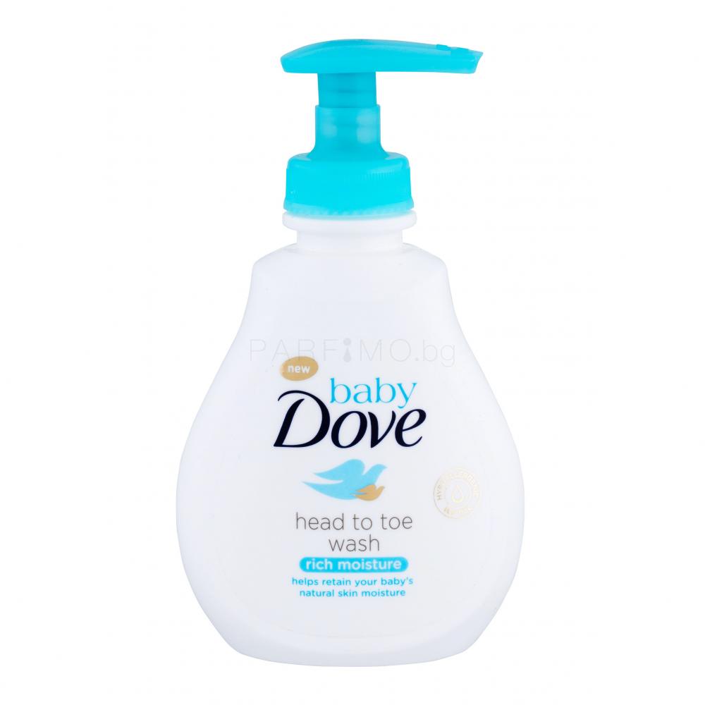 Dove Baby Rich Moisture Head To Toe Wash Пяна за вана за деца 200 ml