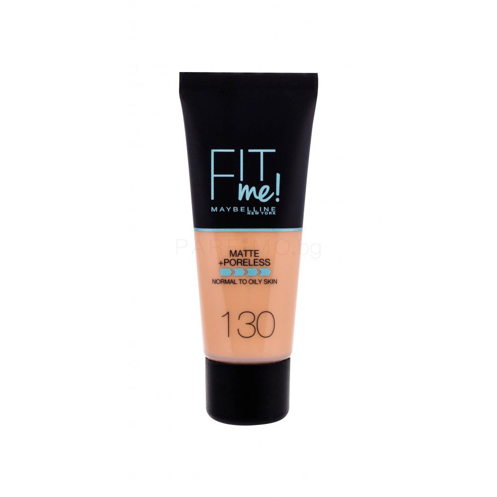 Maybelline Fit Me! Matte + Poreless Фон дьо тен за жени 30 ml Нюанс 130 Buff Beige