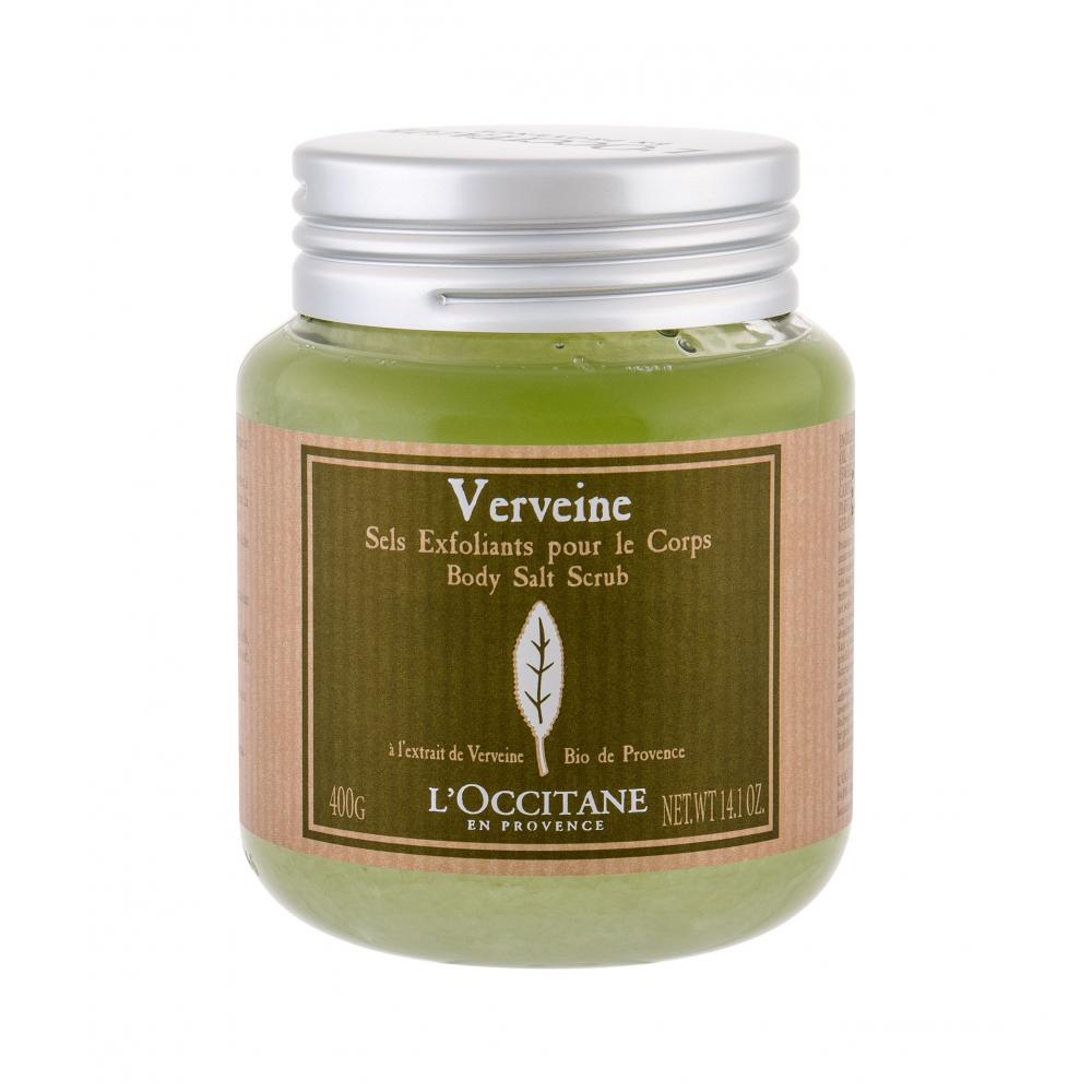 L´Occitane Verveine Body Salt Scrub Ексфолиант за тяло за жени 400 гр