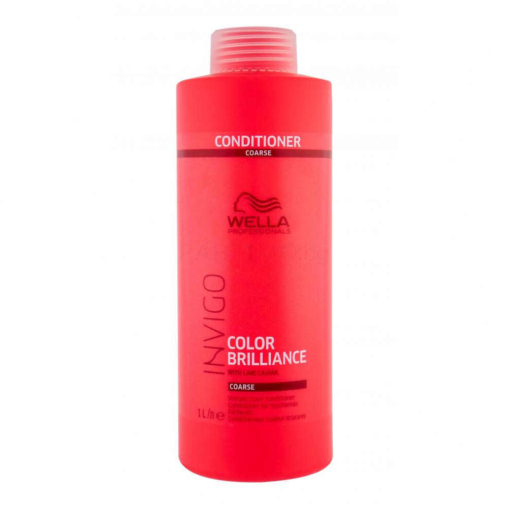 Wella Professionals Invigo Color Brilliance Coarse Hair Балсам за коса за жени 1000 ml