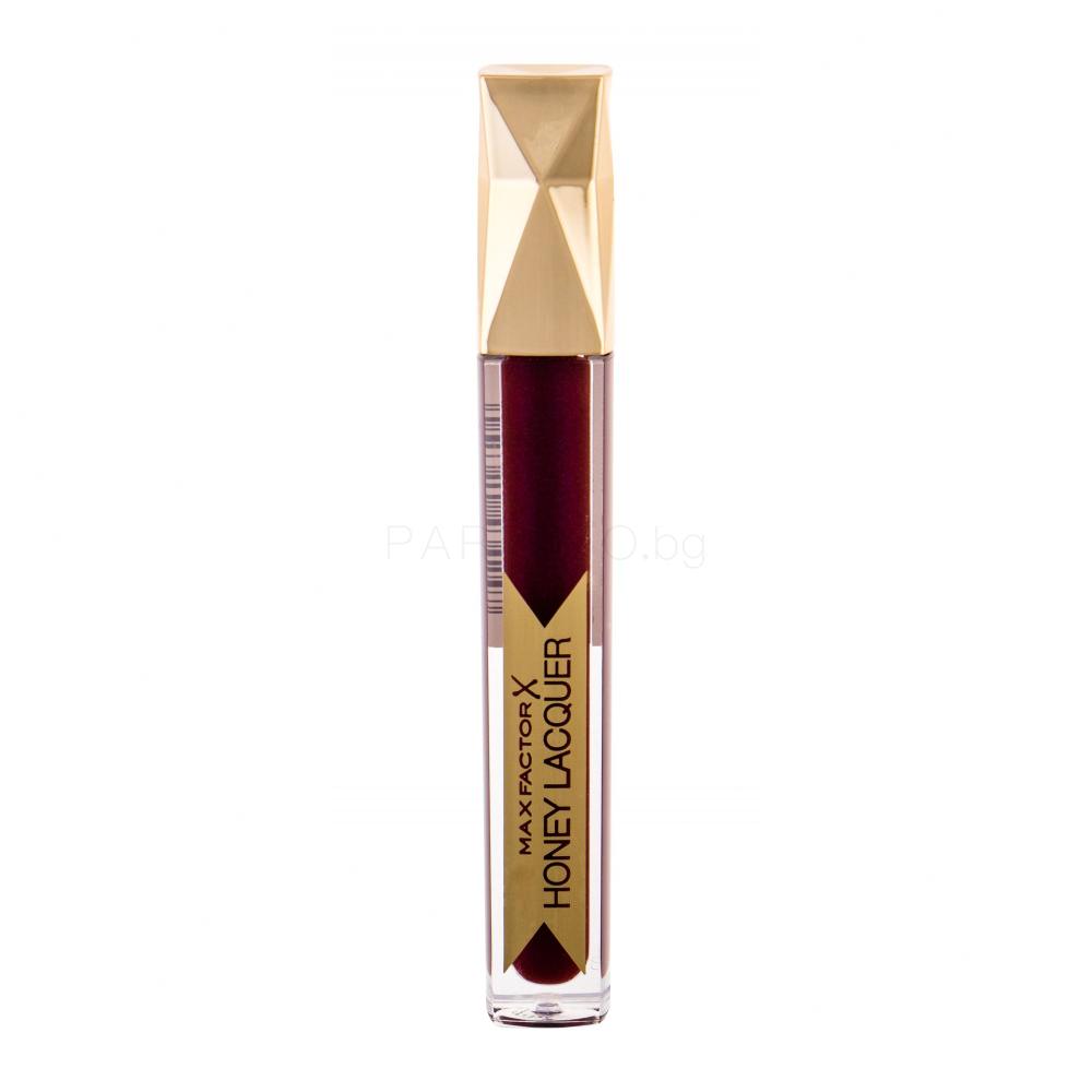 Max Factor Honey Lacquer Блясък за устни за жени 3,8 ml Нюанс Regale Burgundy