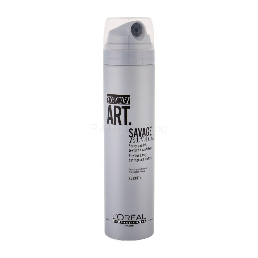 L'Oréal Professionnel Tecni.Art Savage Panache Powder Spray Обем на косата за жени 250 ml