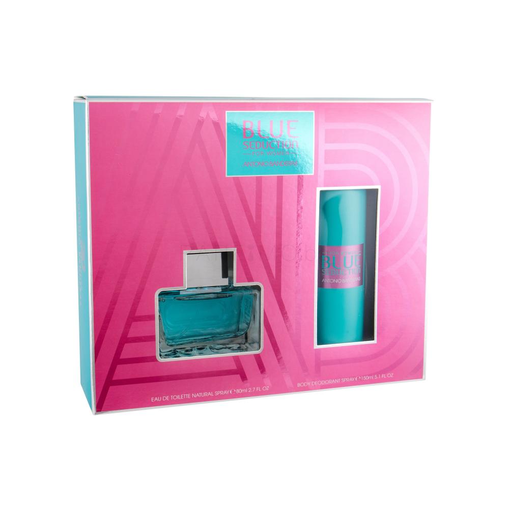 Banderas Blue Seduction Подаръчен комплект EDT 80 ml + дезодорант 150 ml