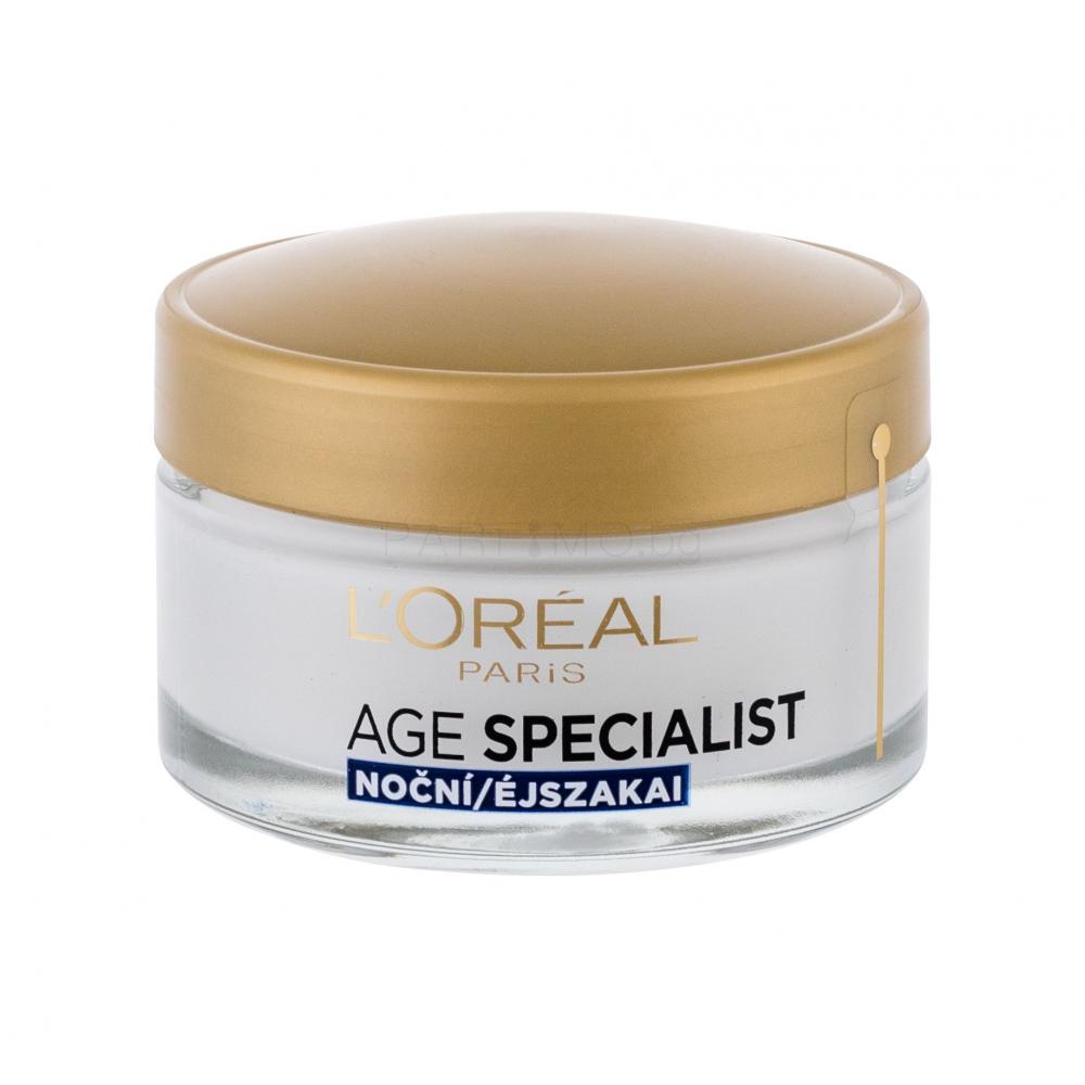 L'Oréal Paris Age Specialist 65+ Нощен крем за лице за жени 50 ml