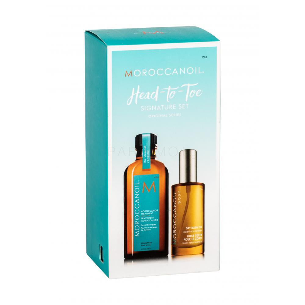 Moroccanoil Treatment Подаръчен комплект олио за коса 100 ml + сухо олио Dry Body Oil 50 ml