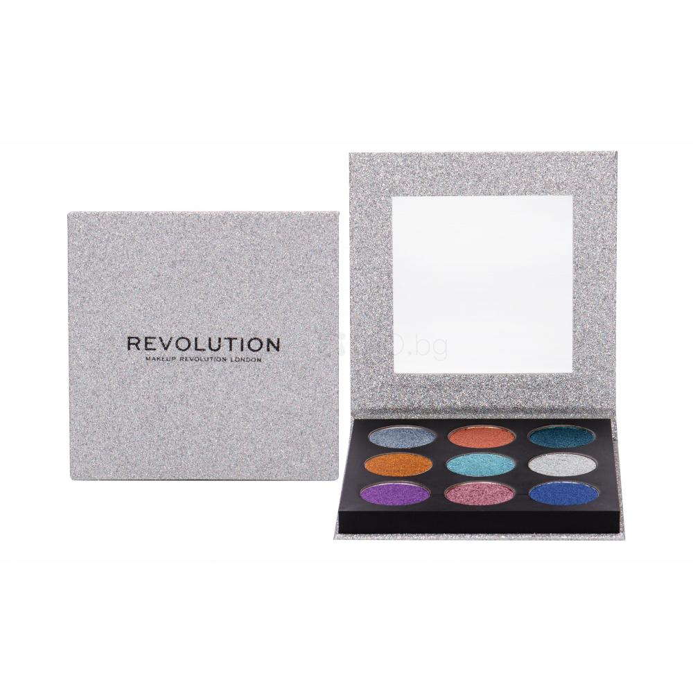 Makeup Revolution London Pressed Glitter Сенки за очи за жени 13,5 g Нюанс Illusion