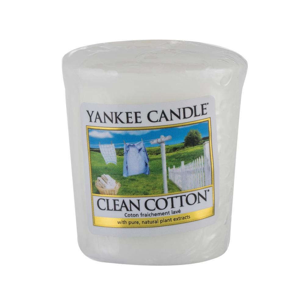 Yankee Candle Clean Cotton Ароматна свещ 49 гр Parfimo.bg