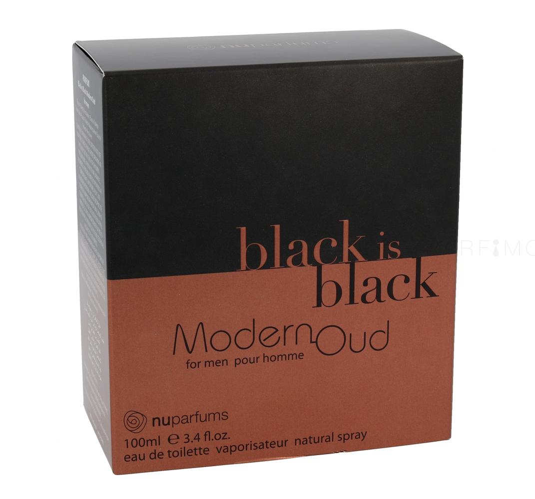 Nuparfums Black is Black Modern Oud Eau de Toilette за мъже 100 ml Parfimo.bg