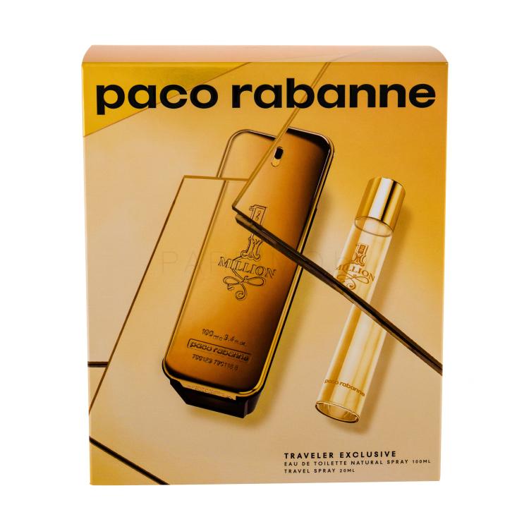 Paco Rabanne 1 Million Подаръчен комплект EDT 100 ml + EDT 20 ml увредена кутия