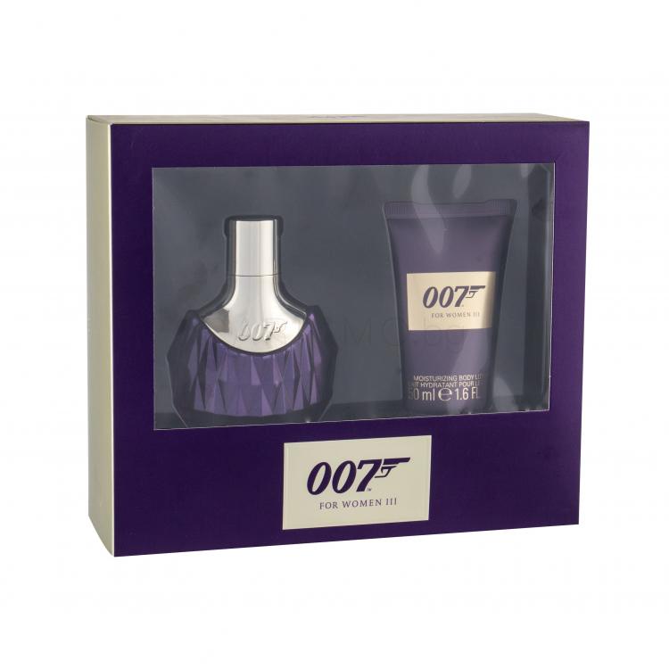 James Bond 007 James Bond 007 For Women III Подаръчен комплект EDP 30 ml + лосион за тяло 50 ml