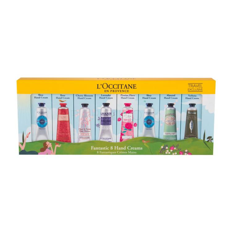L&#039;Occitane Shea Butter Подаръчен комплект крем за ръце 8 х 30 ml увредена кутия