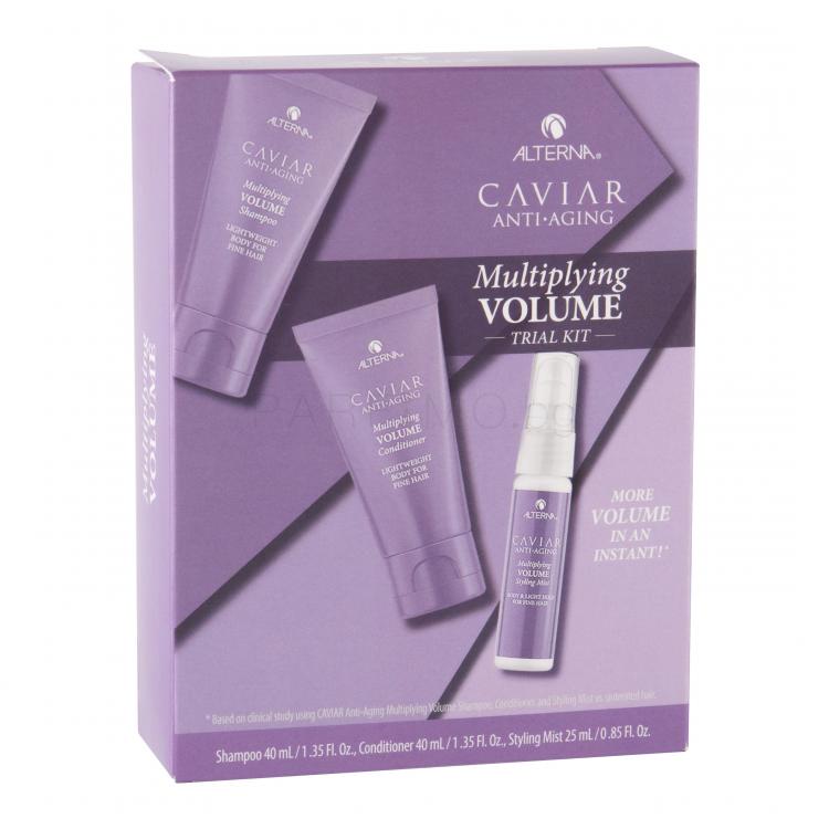 Alterna Caviar Anti-Aging Multiplying Volume Подаръчен комплект шампоан 40 ml + балсам-кондиционер 40 ml + спрей за коса 25 ml