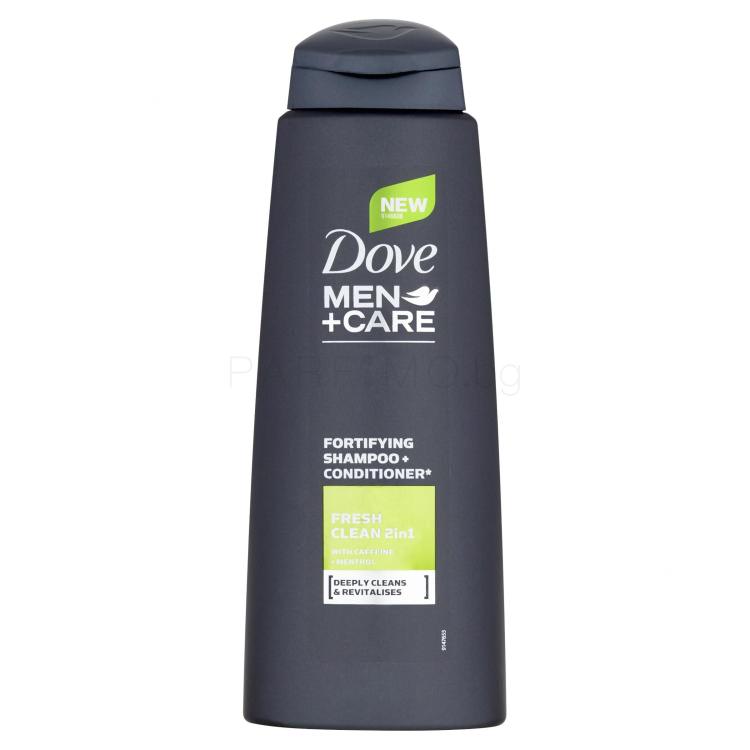 Dove Men + Care Fresh Clean 2in1 Шампоан за мъже 400 ml