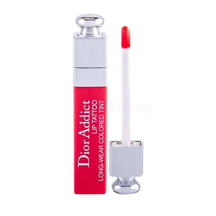 Christian Dior Dior Addict Lip Tattoo Червило за жени 6 ml Нюанс 451 Natural Coral
